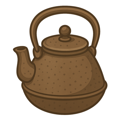南部鉄器の茶釜